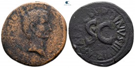Augustus 27 BC-AD 14. L. Naevius Surdinus, moneyer. Rome. As Æ