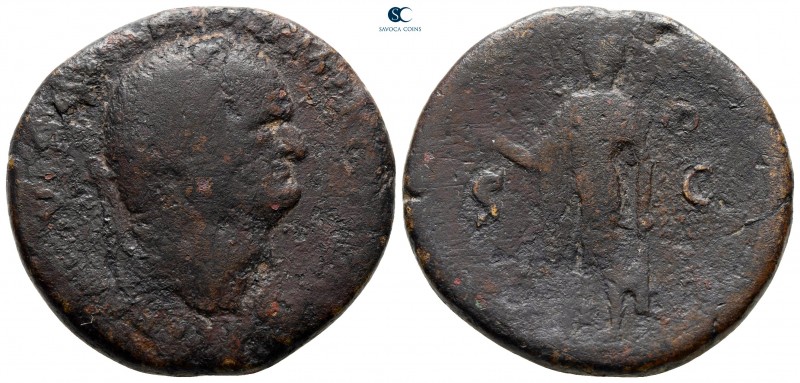 Vespasian AD 69-79. Rome
Sestertius Æ

30 mm, 21,21 g



fine