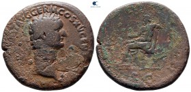 Domitian AD 81-96. Rome. Sestertius Æ