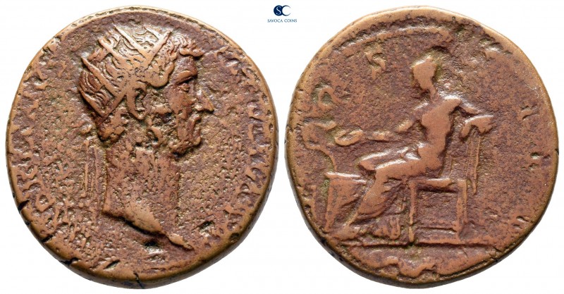 Hadrian AD 117-138. Rome
Dupondius Æ

25 mm, 12,93 g



fine