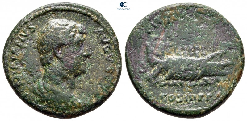 Hadrian AD 117-138. Rome
As Æ

27 mm, 9,82 g



nearly very fine