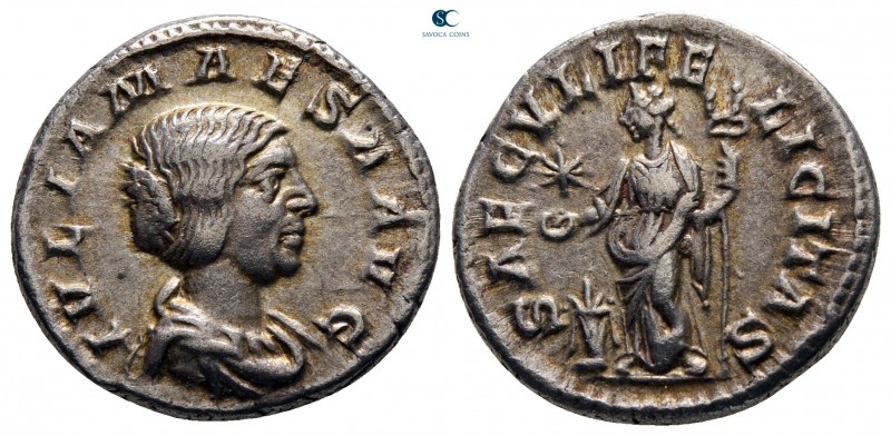 Julia Maesa. Augusta AD 218-224. Rome
Denarius AR

17 mm, 3,59 g



good ...