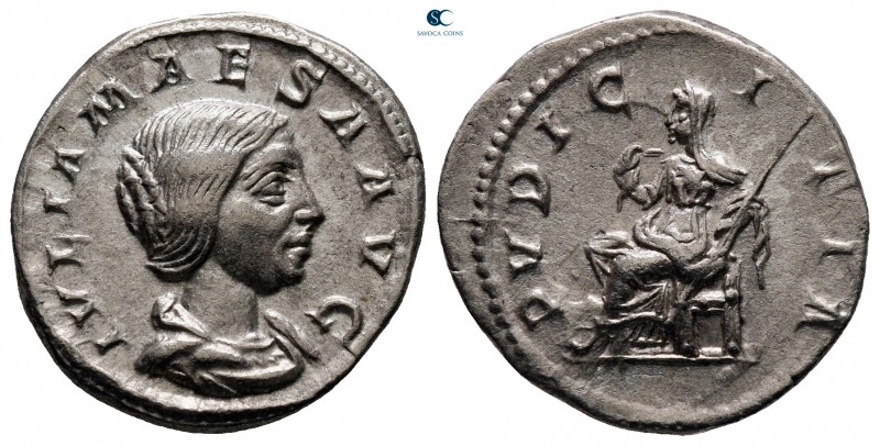 Julia Maesa. Augusta AD 218-224. Rome
Denarius AR

18 mm, 2,75 g



very ...