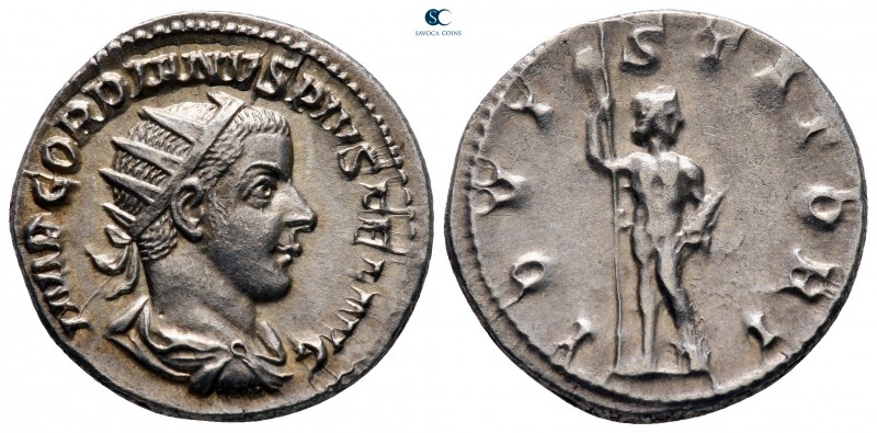 Gordian III AD 238-244. Rome
Antoninianus AR

20 mm, 4,20 g



good very ...