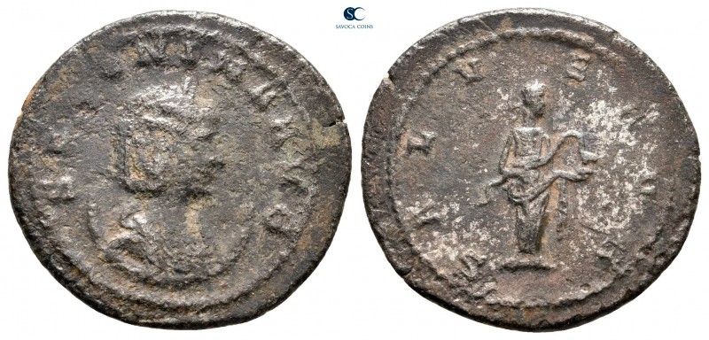 Salonina AD 254-268. Antioch
Billon Antoninianus

23 mm, 3,14 g



nearly...