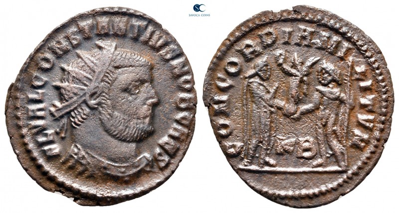 Constantius I Chlorus AD 305-306. Cyzicus
Radiatus Æ

23 mm, 2,62 g



ve...