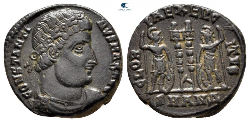 Constantine I the Great AD 306-337. Antioch
Follis Æ

17 mm, 2,55 g



ve...