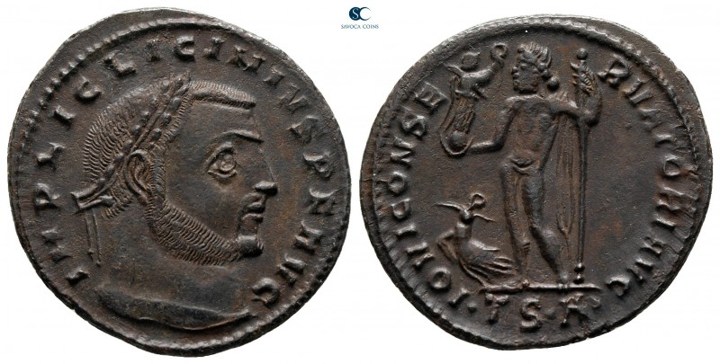 Licinius I AD 308-324. Thessaloniki
Follis Æ

22 mm, 3,72 g



very fine