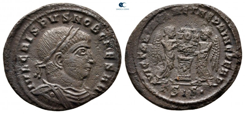 Crispus, as Caesar AD 316-326. Siscia
Follis Æ

21 mm, 2,81 g



very fin...