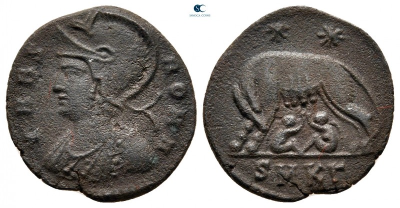 City Commemoratives AD 330-354. Cyzicus
Follis Æ

18 mm, 2,02 g



very f...