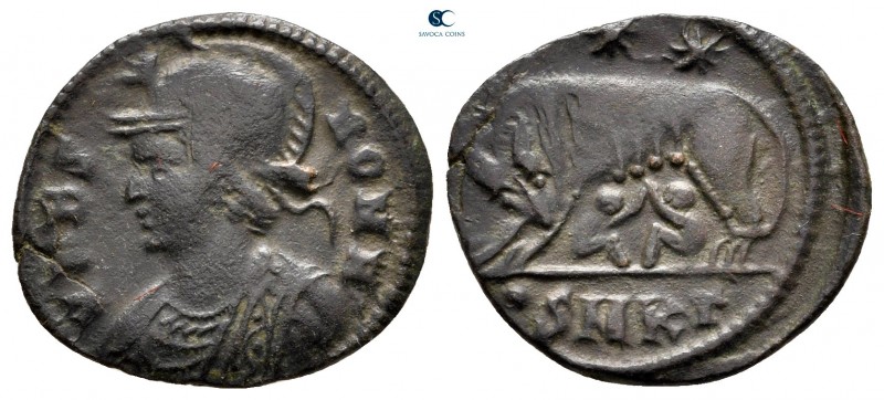 City Commemoratives AD 330-354. Cyzicus
Follis Æ

18 mm, 1,45 g



very f...