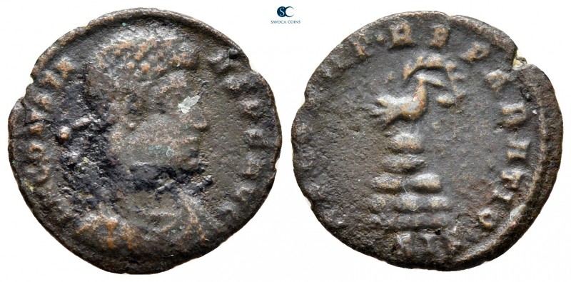 Constans AD 337-350. Siscia
Follis Æ

18 mm, 1,87 g



fine