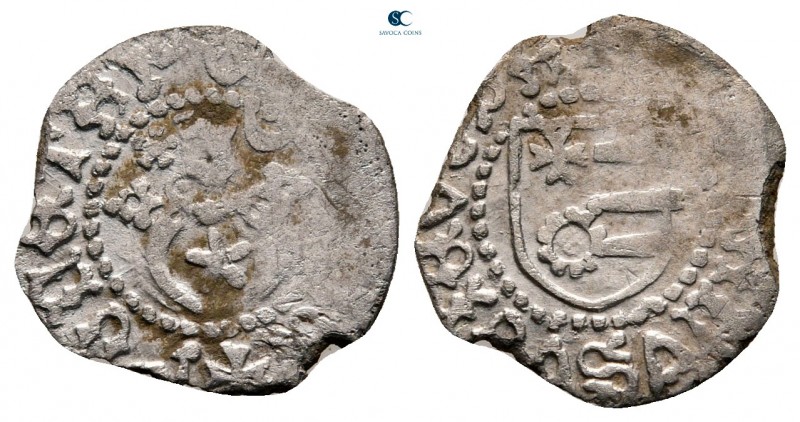 Alexandru cel Bun (the Kind) AD 1400-1432. 
Denár AR

14 mm, 0,45 g



ve...