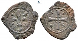 Charles I of Anjou AD 1266-1285. Brindisi. Denaro BI