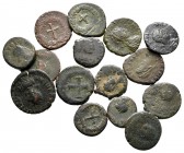 Lot of ca. 15 roman bronze coins / SOLD AS SEEN, NO RETURN!nearly very fine