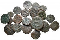 Lot of ca. 25 byzantine bronze coins / SOLD AS SEEN, NO RETURN!nearly very fine