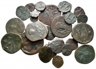 Lot of ca. 25 byzantine bronze coins / SOLD AS SEEN, NO RETURN!fine