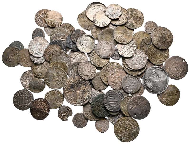 Lot of ca. 87 medieval coins / SOLD AS SEEN, NO RETURN! 

very fine