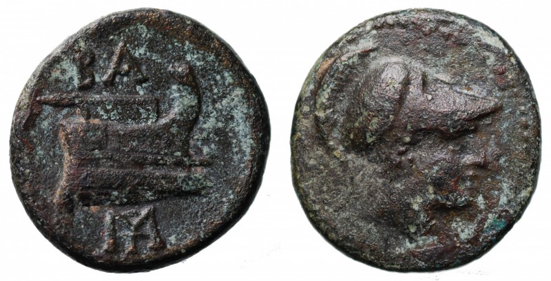 Macedonia. Demetrios I Poliorketes (306-283 a.C.). Bronzo AE gr. 4,20 mm 17,7. D...