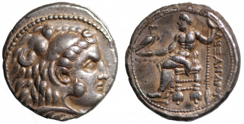 Macedonia. Tolomeo I (323-305 a.C.). Tiro (Libano).Tetradracma a nome di Alessan...