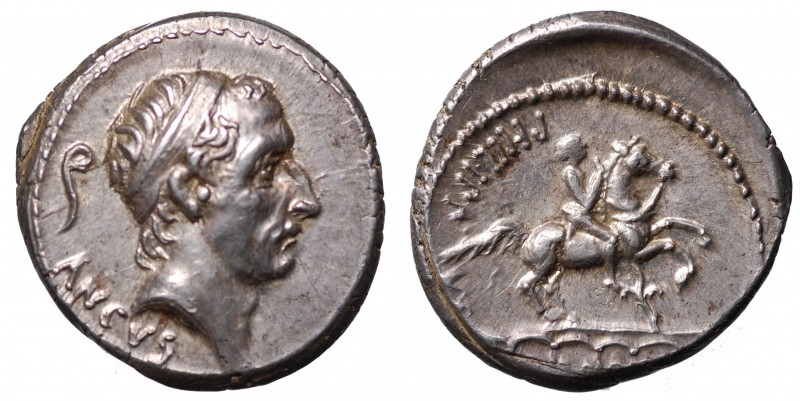 MARCIA - L. MARCIUS PHILIPPUS (56 a.C.). Roma. Denario AG gr. 3,85 mm 18,5. D/Te...