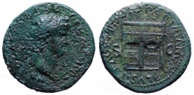 Nerone (54-68). Asse AE gr. 12,35 mm 26,8. MB/qBB