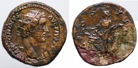 Antonino Pio (138-161). Roma. Dupondio. AE gr. 15,9 mm 27,12. RIC 798.B/mBB