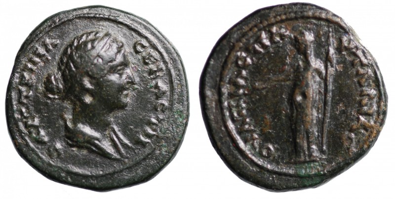 Faustina II, moglie di Marco Aurelio (161-175). Tracia, Pautalia. Bronzo AE gr. ...