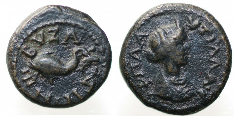 Plautilla (198-217). Tracia, Byzantion. Bronzo AE gr. 3,03 mm 15,02. BB
