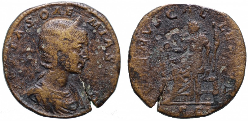 Giulia Soemia, madre di Elagabalo (218-222). Sesterzio gr. 20.81 mm 30,5. RIC 40...