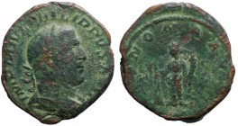 Filippo I (244-249). Sesterzio ANNONA AVGG. AE gr. 17,6 mm 29. MB