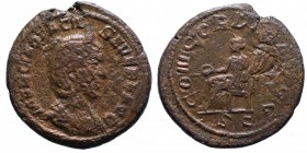 Octacilia Severa, moglie di Filippo I (244). Dupondio AE gr. 11,25 mm 25,8. R/CONCORDIA AVGG. mMB