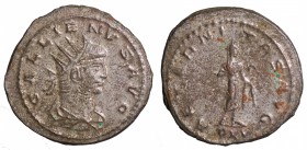 Gallieno (253-268). Antoniniano Mi gr. 4,35 mm 21,2. mBB buona parte di argentatura