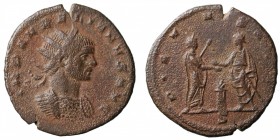 Aureliano (270-275). Antoniniano Mi gr. 3,09 mm 20.8. MB