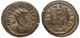 Carino (283-285). Antoniniano FIDES MILITVM. Mi gr. 3,57 mm 23,8. qSPL parte di argentatura ancora presente