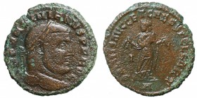 Massimiano Erculeo (286-310). Carthago. Follis. R/SALVIS AVGG ET CAESS FEL KART. AE gr. 8,89 mm 27. qBB
