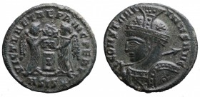 Costantino I (306-337). Siscia. Centennionale o Nummo AE gr. 2,87 mm 18,2. mBB