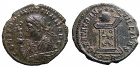 Costantino II (317-340). Treviri. Centennionale o Nummo AE3 gr. 3,42 mm 19,8. BB