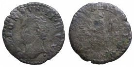 Ferrara. Alfonso II d'Este (1559-1597). Sesino Mi gr. 0,93 mm 16, MIR 322. B-MB
