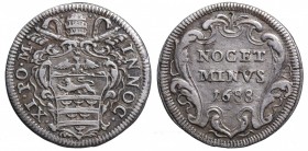 Stato Pontificio. Innocenzo XI. Roma. Grosso 1688. AG gr. 1,63 mm 19,2. mBB
