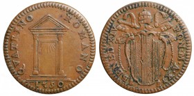 Stato Pontificio. Benedetto XIV (1740-1758). Roma. Quattrino con porta Santa, giubileo 1750. AE gr. 2,14 mm 21,08. BB-SPL