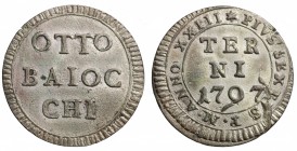 Stato Pontificio. Pio VI. Terni. 8 baiocchi 1797 anno XXIII. Mi gr. 4,37 mm 24,4. Muntoni 418. SPL