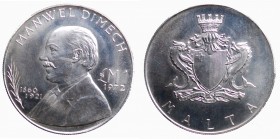 Malta. Pound 1972 Ag gr.10. FDC