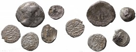 Lotto di 5 monete in argento e mistura, da catalogare.