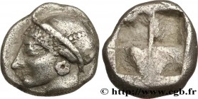 MASSALIA - MARSEILLE
Type : Trihémiobole ou 1 1/4 litra “type de Smyrne” 
Date : c. 480 AC. 
Mint name / Town : Marseille (13) 
Metal : silver 
Diamet...