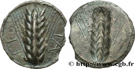 LUCANIA - METAPONTUM
Type : Nomos, statère ou tridrachme 
Date : c. 510-490 AC. 
Mint name / Town : Métaponte, Lucanie 
Metal : silver 
Diameter : 25,...