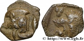 MYSIA – KYZIKOS / CYZICUS
Type : Hemiobole 
Date : c. 480-450 AC. 
Mint name / Town : Cyzique, Mysie 
Metal : silver 
Diameter : 6,5  mm
Orientation d...