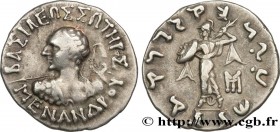 BACTRIA - BACTRIAN KINGDOM - MENANDER I SOTER
Type : Drachme bilingue 
Date : c. 160-155 AC. 
Mint name / Town : Taxila 
Metal : silver 
Diameter : 17...