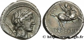 CREPUSIA
Type : Denier 
Date : 82 AC. 
Mint name / Town : Rome 
Metal : silver 
Millesimal fineness : 950  ‰
Diameter : 17,5  mm
Orientation dies : 7 ...