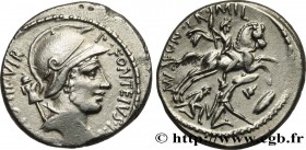 FONTEIA
Type : Denier 
Date : 55 AC. 
Mint name / Town : Rome 
Metal : silver 
Millesimal fineness : 950  ‰
Diameter : 18,5  mm
Orientation dies : 3  ...